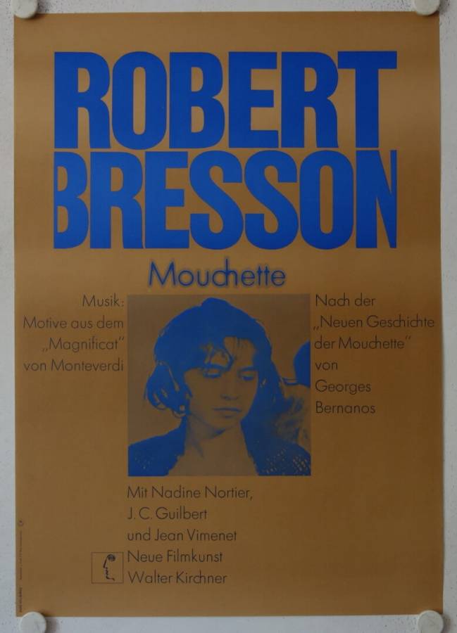 Mouchette originales deutsches Filmplakat